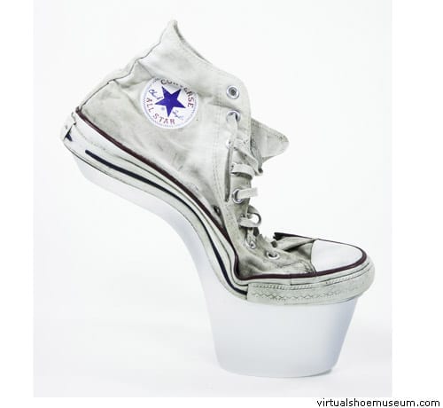wedge heel converse shoes